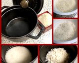 ストウブ鍋deふっくら炊き立てご飯♪作り方1写真