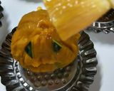 ハロウィンに【スウィートパンプキン】作り方3写真