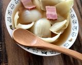 丸ごと玉ねぎの鶏がらスープ★作り方4写真