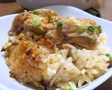 土鍋で炊く 照り焼き味のチキンご飯作り方9写真