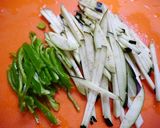 簡単！少ない油で☆茄子ピーマンの生姜焼き作り方1写真