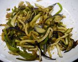 簡単！少ない油で☆茄子ピーマンの生姜焼き作り方4写真