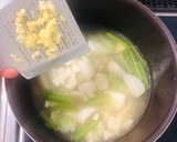 簡単★かぶと絹豆腐の生姜とろみスープ作り方4写真