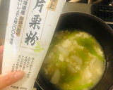 簡単★かぶと絹豆腐の生姜とろみスープ作り方5写真