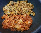 絶対美味しい！韓国風豚キムチ肉豆腐作り方3写真