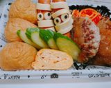 ハロウィン キャラ弁 いなりで♪♪作り方2写真