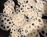 れんこんのきんぴら作り方1写真