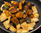 鶏肉とかぼちゃのしょう油炒め作り方10写真