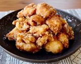 ガッツリ♪鶏の唐揚げタルタルソース添え作り方1写真