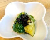 梅きゅうりの塩昆布和え作り方4写真