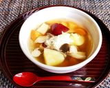 さつま芋・きのこの簡単コンソメスープ♡作り方3写真