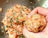 簡単ふわふわ肉だんご(豚肉)作り方3写真
