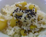 【病院】栗ごはん【給食】作り方10写真