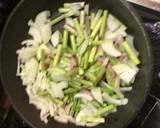 カレー味のアスパラベーコン炒め★作り方2写真