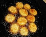エビと鶏挽きしんじょうの素麺揚げ作り方10写真