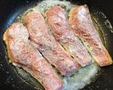 絶品☆秋鮭の香ばしバター焼き作り方3写真