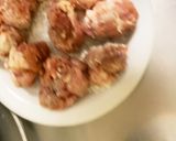 全てレンジ豚こま団子根菜肉味噌天津飯風煮作り方1写真