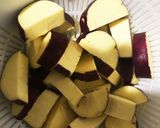 簡単!さつまいもときのこの炊き込みご飯作り方1写真