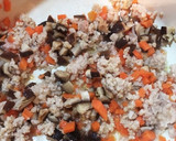 ササっとできる里芋のそぼろ煮 挽肉 椎茸作り方4写真