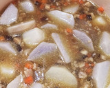 ササっとできる里芋のそぼろ煮 挽肉 椎茸作り方6写真