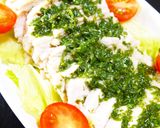 柔らかジューシー！鶏胸肉の生バジル塩焼き作り方15写真