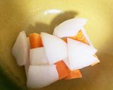 全てレンジ豚こま団子根菜肉味噌天津飯風煮作り方9写真