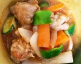 全てレンジ豚こま団子根菜肉味噌天津飯風煮作り方12写真