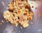 全てレンジなす豆腐肉オイマヨ野菜ドーム蒸作り方6写真