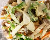 全てレンジなす豆腐肉オイマヨ野菜ドーム蒸作り方23写真