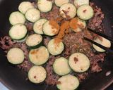 ズッキーニとカリカリひき肉のカレー炒め作り方4写真