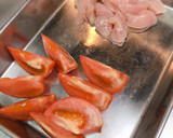 トマトとササミの卵炒め作り方1写真