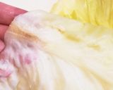トマト缶で☆巻き巻きロールキャベツ作り方3写真