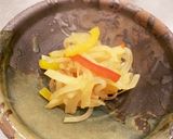 マコモと大根とパプリカのごま油炒め作り方4写真