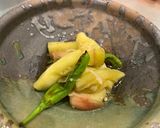 焼きなすと焼きししとうの酢の物作り方4写真