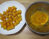 HMで☆スパイス香る♪かぼちゃのケーキ作り方2写真