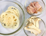 時短でパパッと☘️れんこんの洋風炒め作り方2写真