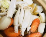 めんつゆを使った●鶏もも肉煮込みうどん鍋作り方2写真