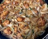 簡単、冷凍唐揚げで親子丼！作り方2写真