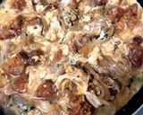簡単、冷凍唐揚げで親子丼！作り方3写真