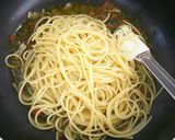 パプリカピクルスとホウレン草のパスタ作り方6写真
