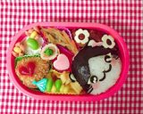 うちのハチワレ猫 デコ弁作り方4写真
