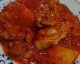 ★簡単　鶏とじゃがいものトマト煮　作り方5写真