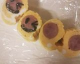 お弁当にウインナーだし巻き卵巻き作り方8写真