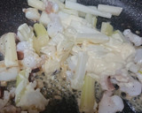 ★イカゲソとセロリの茎のマヨ炒め作り方3写真