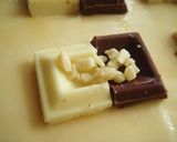 ハーフ&ハーフ♪チョコナッツパイ作り方1写真