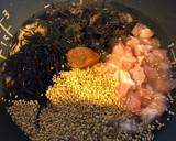 きくらげとめひじきの炊き込みご飯作り方2写真