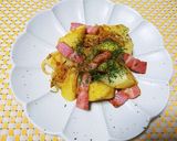 厚切りベーコンで旨味濃縮ジャーマンポテト作り方7写真