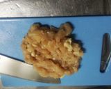 鶏ひき肉と人参、玉ねぎの磯辺焼き作り方1写真