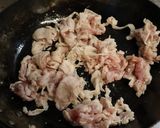 夕食弁当♪塩麹豚肉エリンギ蓮根の炒め煮作り方4写真