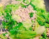 簡単レタスそぼろ炒め作り方6写真